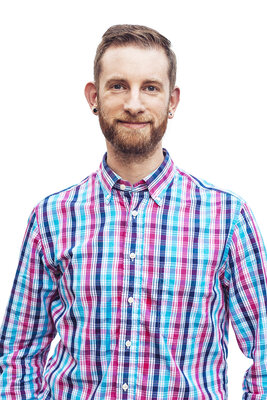 Portrait photograph of Hadley Wickham.